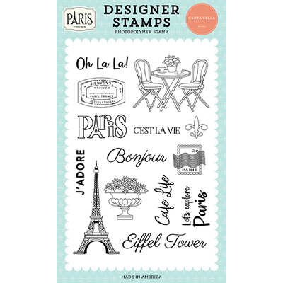 Clear Stamp, Paris - Cafe Life