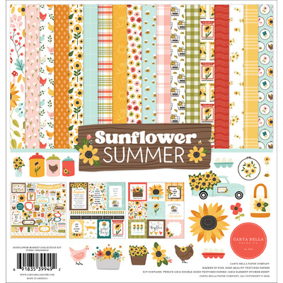 12X12 Collection Kit, Sunflower Summer