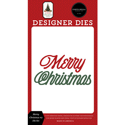 Die, A Vintage Christmas - Merry Christmas #2