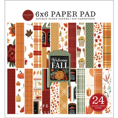 6X6 Paper Pad, Welcome Fall