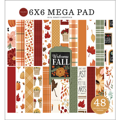 6X6 Mega Paper Pad, Welcome Fall