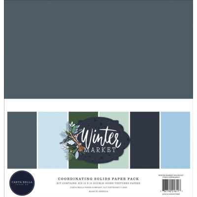 12X12 Solids Kit, Winter Market