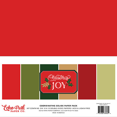 12X12 Solids Kit, Christmas Joy