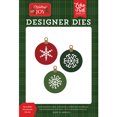 Die, Christmas Joy - Snowflake Ornaments