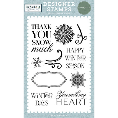 Clear Stamp, Winter Wonderland - Happy Winter Season