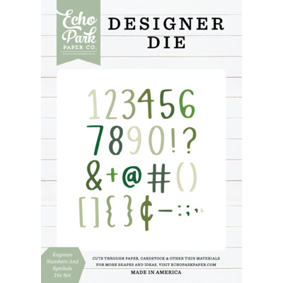 Die, Kayman Numbers And Symbols