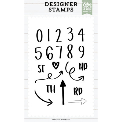 Clear Stamp, Emily Numbers And Shapes