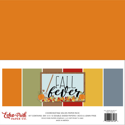12X12 Solids Kit, Fall Fever