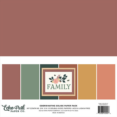 12X12 Solids Kit, Family