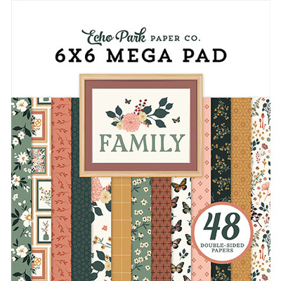 6X6 Mega Paper Pad, Family