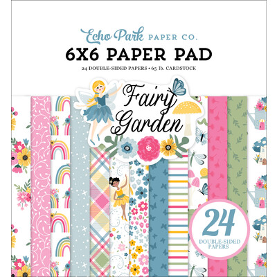6X6 Paper Pad, Fairy Garden