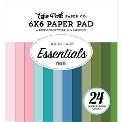 6X6 Paper Pad, Fresh Essentials