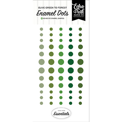 Enamel Dots, Green Essentials