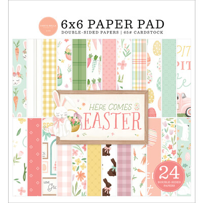 6X6 Paper Pad, Here Comes Easter