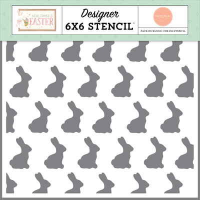 Stencil, Here Comes Easter - Bunny Love