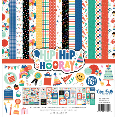 12X12 Collection Kit, Hip Hip Hooray