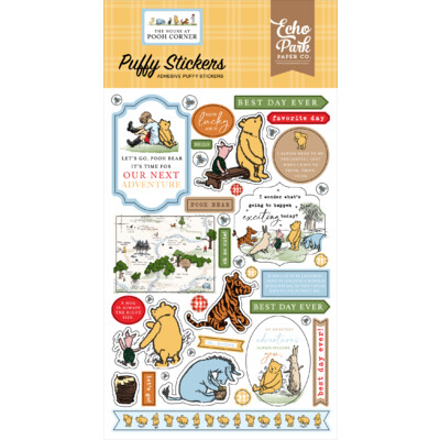 Puffy Stickers, The House at Pooh Corner