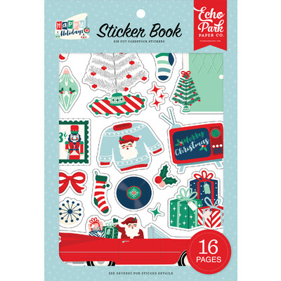 Sticker Book, Happy Holidays
