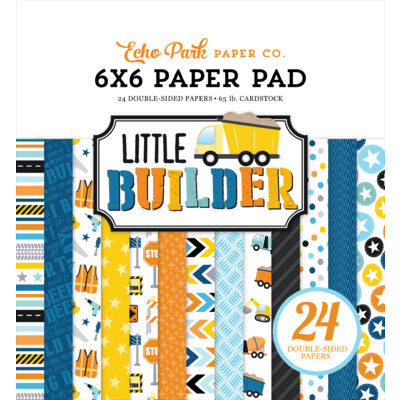 6X6 Paper Pad, Little Builder