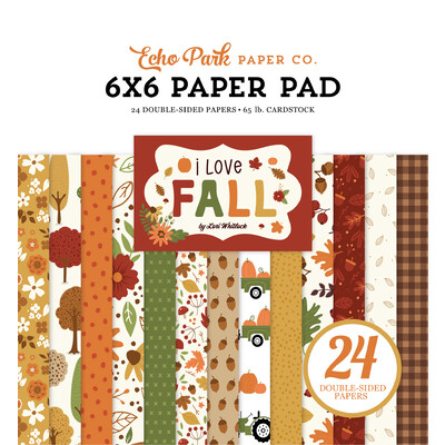 6X6 Paper Pad, I Love Fall