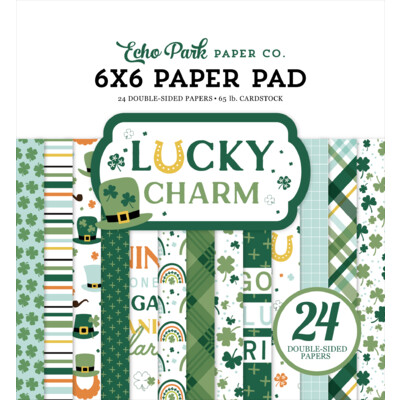 6X6 Paper Pad, Lucky Charm