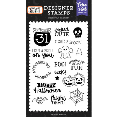 Clear Stamp, Monster Mash - 2 Cute 2 Spook