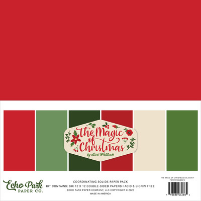 12X12 Solids Kit, The Magic of Christmas