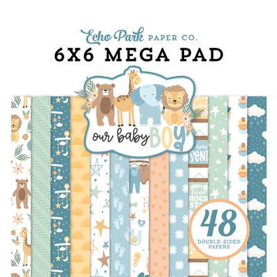6X6 Mega Paper Pad, Our Baby Boy