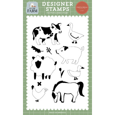 Clear Stamp, On the Farm - Farm Animals