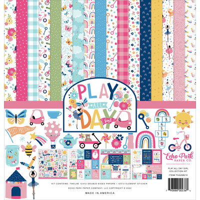12X12 Collection Kit, Play All Day Girl