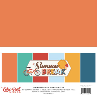 12X12 Solids Kit, Summer Break