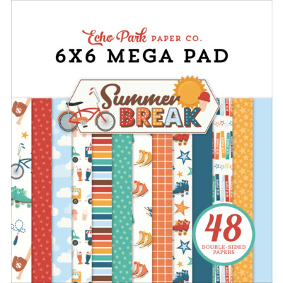 6X6 Mega Paper Pad, Summer Break