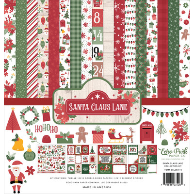 12X12 Collection Kit, Santa Claus Lane