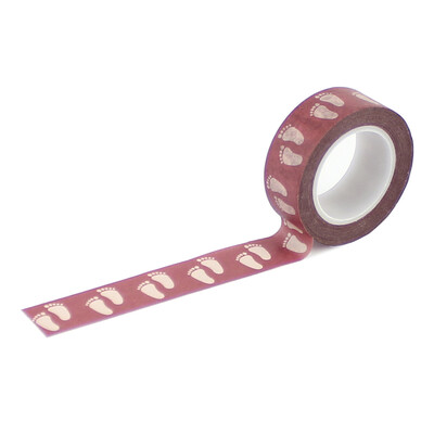 Washi Tape, Special Delivery Baby Girl - Sweet Girl Footprints