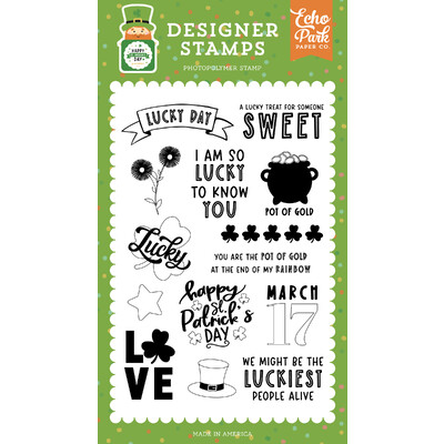 Clear Stamp, Happy St. Patrick's Day - Pot Of Gold