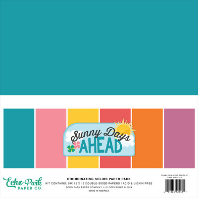 12X12 Solids Kit, Sunny Days Ahead