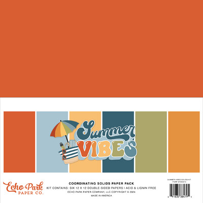 12X12 Solids Kit, Summer Vibes