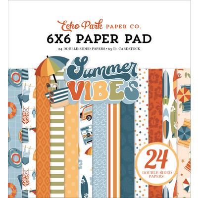 6X6 Paper Pad, Summer Vibes