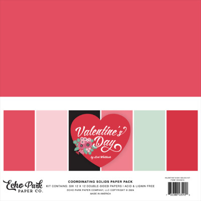 12X12 Solids Kit, Valentine's Day