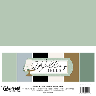 12X12 Solids Kit, Wedding Bells