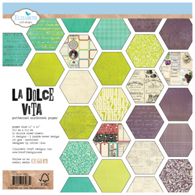 12X12 Cardstock Pack, La Dolce Vita