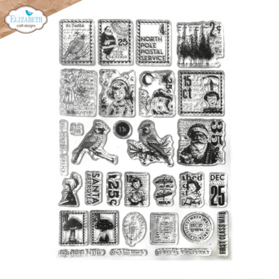 Clear Stamp, December Postage Stamps