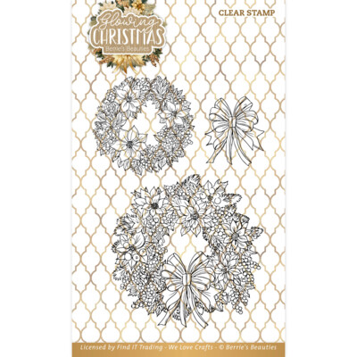 Berries Beauties Clear Stamp, Glowing Christmas - Wreath