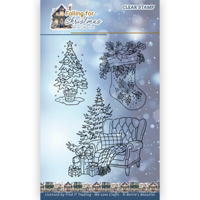 Berries Beauties Clear Stamp, Falling for Christmas - Chair