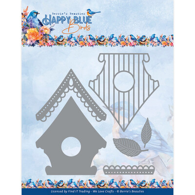 Berries Beauties Die, Happy Blue Birds - Happy Birdhouse