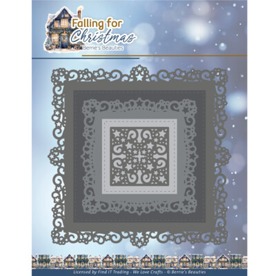 Berries Beauties Die, Falling for Christmas - Falling Square Frame