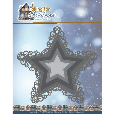 Berries Beauties Die, Falling for Christmas - Falling Star Frame