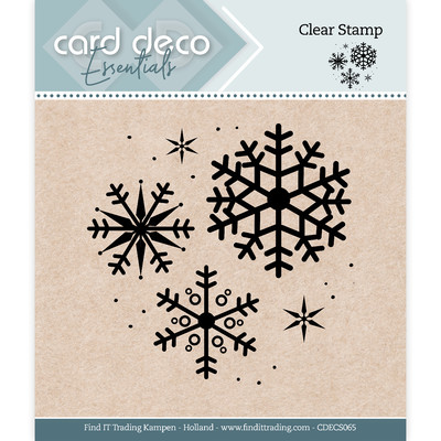 Card Deco Essentials Clear Stamp, Snowflake
