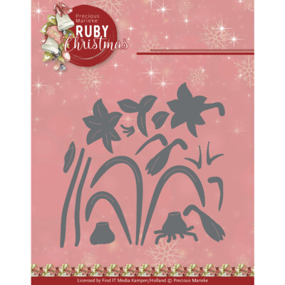 Precious Marieke Die, Ruby Christmas - Ruby Amaryllis