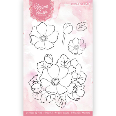 Precious Marieke Clear Stamp, Blossom Blush - Anemone